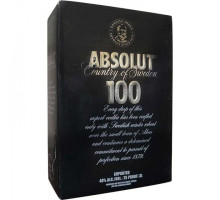 Водка Абсолют 100 (Absolut Black 100) 3 литра