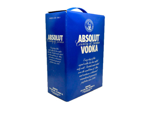 Водка Абсолют Электрик (Absolut Electrik) 3 литра