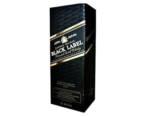 Виски Блек Лейбл (Black Label) 12 лет 2 литра