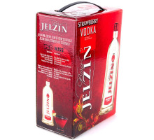 Водка Ельцин Клубника (Jelzin Strawberry) 3 литра