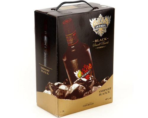 Водка Смирнов Блек (Smirnoff Black) 3 литра Водка Смирнов Блек (Smirnoff Black) 3 литра