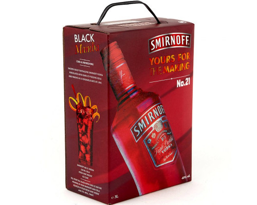 Водка Смирнов Клюква (Smirnoff Redberry) 3 литра