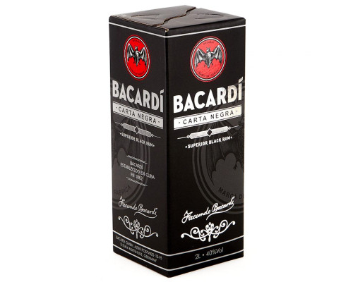 Ром Бакарди Карта Негра (Bacardi Carta Negra) 2 литра