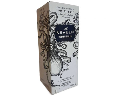 Ром Кракен белый (Kraken White Rum) 2 литра